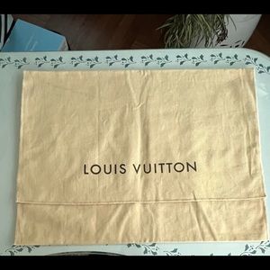 Authentic Louis Vuitton dust bag